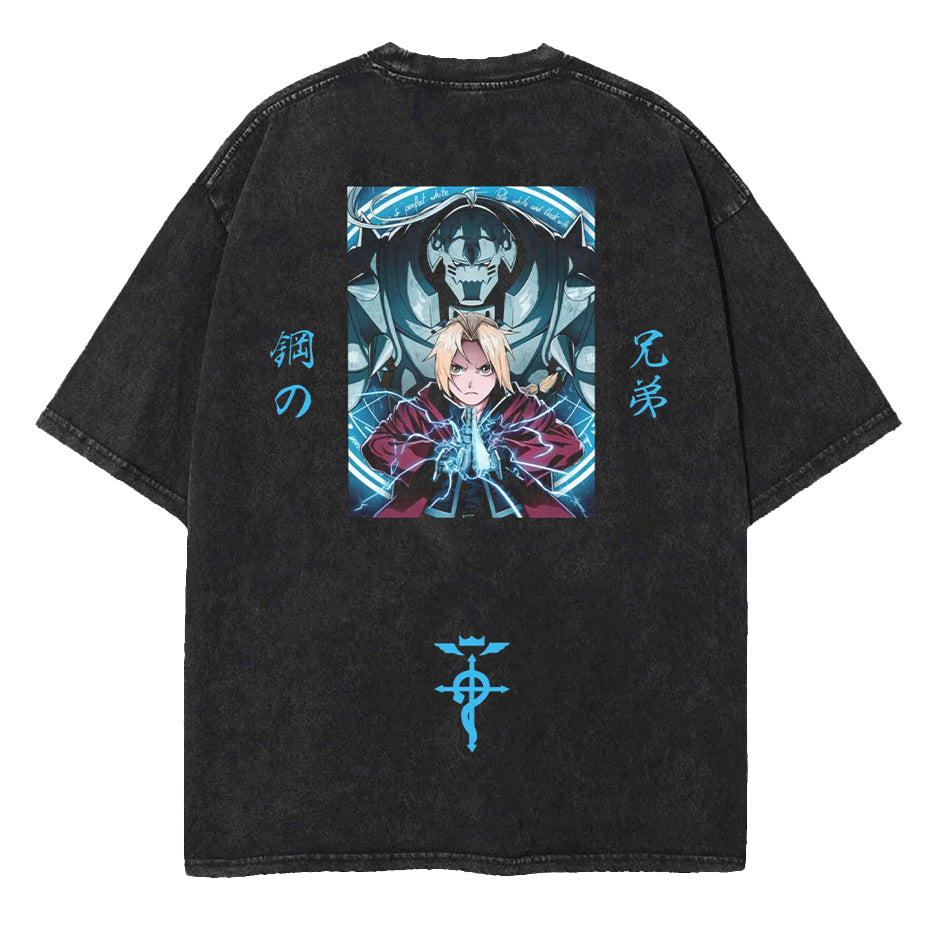 Fullmetal Alchemist Unisex Wash Tshirt [MMU] - Image 2